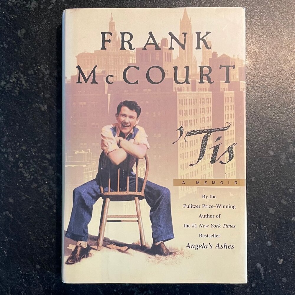 🍀 "'Tis," by Frank McCourt, 1999 First Edition Hardcover 🍀